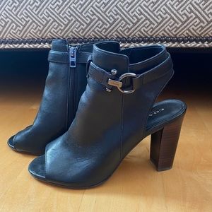 Black Coach Booties